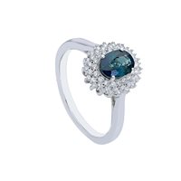 Ring Babila Milano Woman For Ever in White Gold Zaffiro 1.11 Ct 254188 - 254188